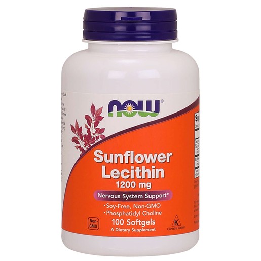 Now Foods Sunflower Lecithin 1200mg Soy-Free Συμπλήρωμα Διατροφής, Λεκιθίνη από Ηλιέλαιο Πλούσια σε Φωσφολιπίδια 100 Softgels Now Foods Sunflower Lecithin 1200mg Soy-Free Συμπλήρωμα Διατροφής, Λεκιθίνη από Ηλιέλαιο Πλούσια σε Φωσφολιπίδια 100 Softgels