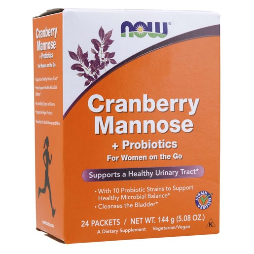Now Foods Cranberry, Mannose & Probiotics Συμπλήρωμα Διατροφής για την Αντιμετώπιση των Χρόνιων Ουρολοιμώξεων 24 Packets Per Box Now Foods Cranberry, Mannose & Probiotics Συμπλήρωμα Διατροφής για την Αντιμετώπιση των Χρόνιων Ουρολοιμώξεων 24 Packets Per Box