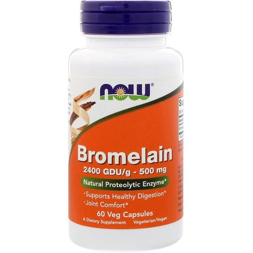 Now Foods Bromelain Μπορεί να Βοηθήσει στην Υποστήριξη της Υγιούς Πέψεως 500mg 60caps Now Foods Bromelain Μπορεί να Βοηθήσει στην Υποστήριξη της Υγιούς Πέψεως 500mg 60caps