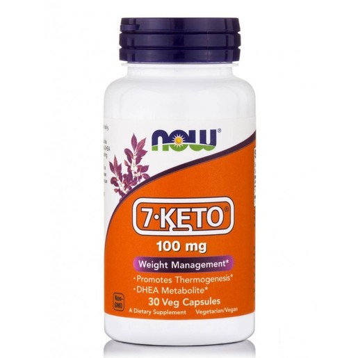 Now Foods 7-KETO® 100mg Συμπλήρωμα Διατροφής για Απώλεια Βάρους & Αύξηση Μεταβολισμού 30 VegCaps Now Foods 7-KETO® 100mg Συμπλήρωμα Διατροφής για Απώλεια Βάρους & Αύξηση Μεταβολισμού 30 VegCaps