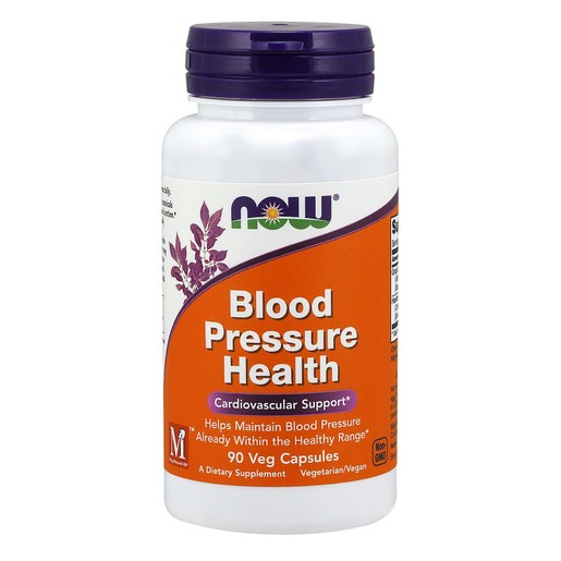 Now Foods Blood Pressure Health Συμπλήρωμα Διατροφής που Συμβάλλει στην Μείωση της Αρτηριακής Πίεσης 90veg.caps
