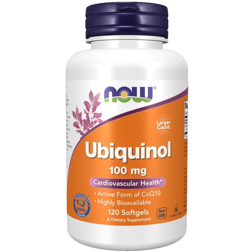 Now Foods Ubiquinol 100mg 120Softgels