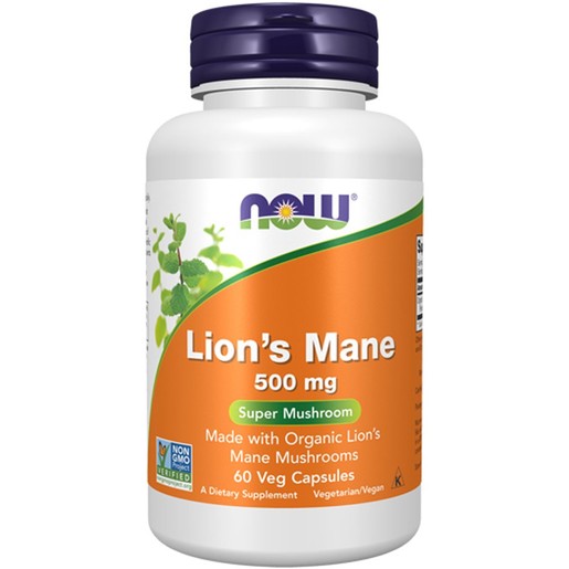 Now Foods Lion\'s Mane 500mg 60veg.caps