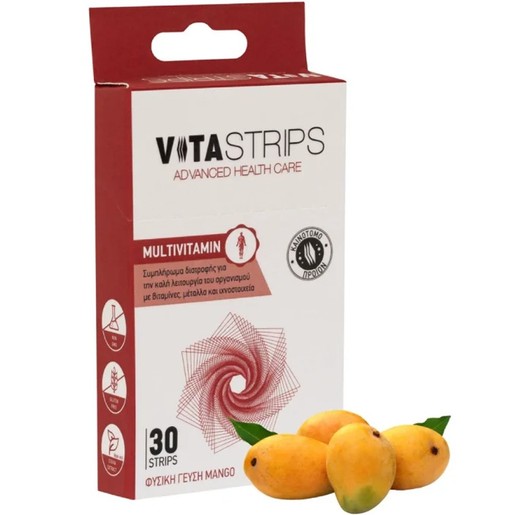 Vitastrips Promo Multivitamin 30 Διασπειρόμενες στο Στόμα Ταινίες