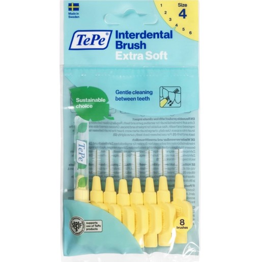 Tepe Interdental Brush Extra Soft 8 Τεμάχια - Size 4 (0.7mm)