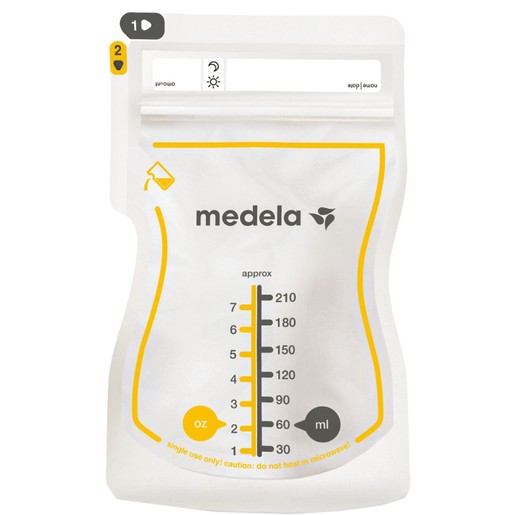 Medela Easy Pour Breastmilk Storage Bags 25 Τεμάχια