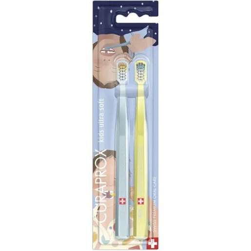 Curaprox Kids Ultra Soft Toothbrush 4-12 Years 2 Τεμάχια