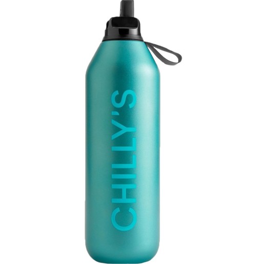 Chilly\'s Series 2 Flip Reusable Bottle 1L - Atlantis