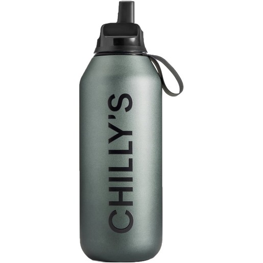 Chilly\'s Series 2 Flip Reusable Bottle 500ml - Slate