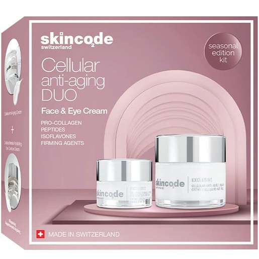 Skincode Promo Cellular Anti-Aging Cream 50ml & Wrinkle Prohibiting Eye Contour Cream 15ml
