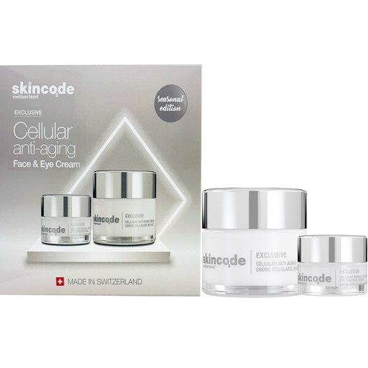 Skincode Promo Exclusive Cellular Anti-Aging Cream 50ml & Wrinkle Prohibiting Eye Contour Cream 15ml