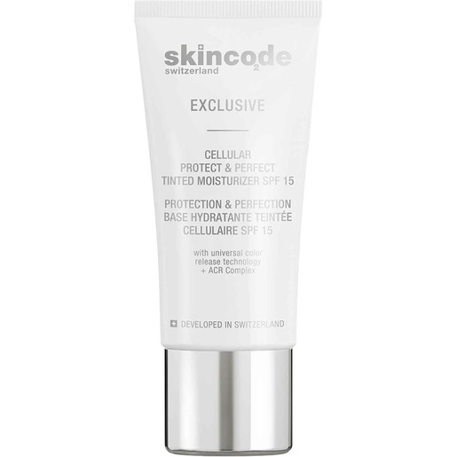 Skincode Exclusive Cellular Protect & Perfect Tinted Moisturizer Spf15 Cream 30ml Skincode Exclusive Cellular Protect & Perfect Tinted Moisturizer Spf15 Cream 30ml