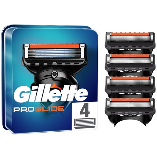 Gillette Fusion 5 ProGlide Men’s Razor Blade Refills 4 Τεμάχια Gillette Fusion 5 ProGlide Men’s Razor Blade Refills 4 Τεμάχια