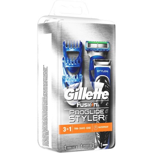 Gillette Fusion Proglide Styler Ξυριστικό Σύστημα (μηχανή + 1 Ανταλλακτικό) Gillette Fusion Proglide Styler Ξυριστικό Σύστημα (μηχανή + 1 Ανταλλακτικό)