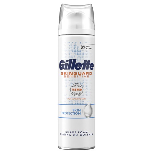 Gillette SkinGuard Sensitive Shave Foam Αφρός Ξυρίσματος για την Ευαίσθητη Επιδερμίδα 250ml Gillette SkinGuard Sensitive Shave Foam Αφρός Ξυρίσματος για την Ευαίσθητη Επιδερμίδα 250ml