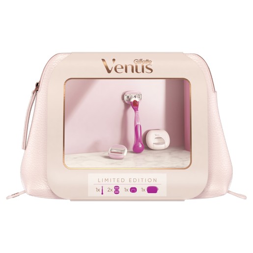 Gillete Venus Spa Breeze Limited Edition Γυναικεία Ξυριστική Μηχανή & Ανταλλακτική Κεφαλή & Θήκη για την Extra Κεφαλή & Νεσεσέρ Gillete Venus Spa Breeze Limited Edition Γυναικεία Ξυριστική Μηχανή & Ανταλλακτική Κεφαλή & Θήκη για την Extra Κεφαλή & Νεσεσέρ