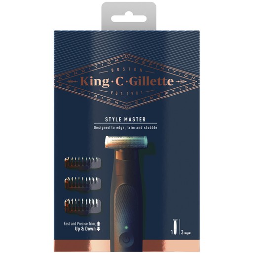 Gillette King C Style Master Cordless Stubble Trimmer 1 Τεμάχιο Gillette King C Style Master Cordless Stubble Trimmer 1 Τεμάχιο