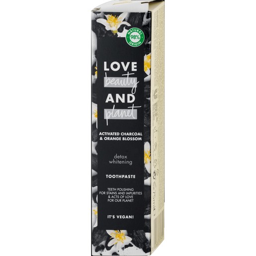 Love Beauty & Planet Activated Charcoal & Orange Blossom Detox Whitening Toothpaste Λευκαντική Οδοντόκρεμα με Ενεργό Άνθρακα 75m Love Beauty & Planet Activated Charcoal & Orange Blossom Detox Whitening Toothpaste Λευκαντική Οδοντόκρεμα με Ενεργό Άνθρακα 75m