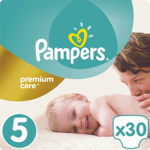 Pampers Premium Care No5 (11-18kg) 30 πάνες Pampers Premium Care No5 (11-18kg) 30 πάνες