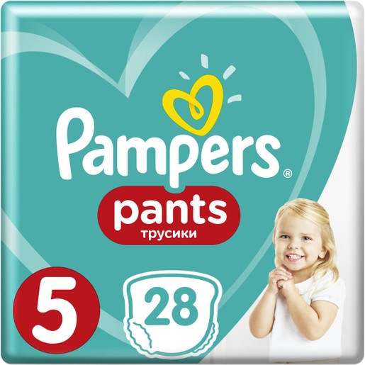 Pampers Pants No5 (12-17kg) 28 πάνες Pampers Pants No5 (12-17kg) 28 πάνες