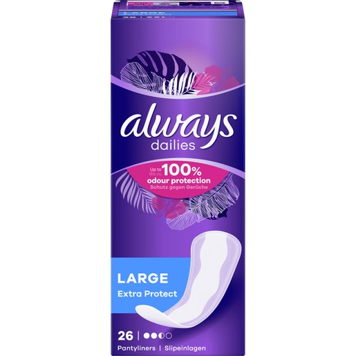 Always Dailies Large Extra Protect 26 Τεμάχια