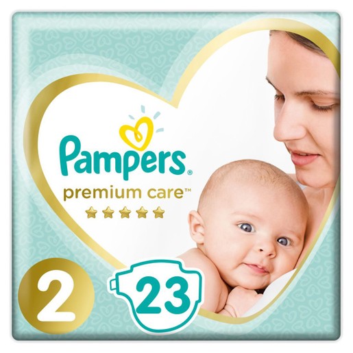 Pampers Premium Care No2 (4-8kg) 23 πάνες Pampers Premium Care No2 (4-8kg) 23 πάνες