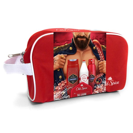Old Spice Πακέτο Προσφοράς Captain Shower Gel 250ml & Captain After Shave Lotion 100ml & Captain Deodorant Spray 150ml Old Spice Πακέτο Προσφοράς Captain Shower Gel 250ml & Captain After Shave Lotion 100ml & Captain Deodorant Spray 150ml