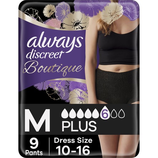 Always Discreet Boutique Pants No 6 Plus 36-44 Medium 9 Τεμάχια