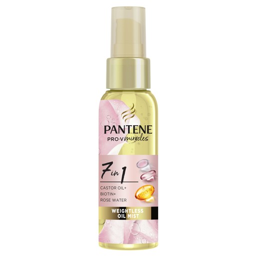 Pantene Pro-V Miracles 7in1 Leave-in Weightless Hair Oil Mist 100ml Pantene Pro-V Miracles 7in1 Leave-in Weightless Hair Oil Mist 100ml