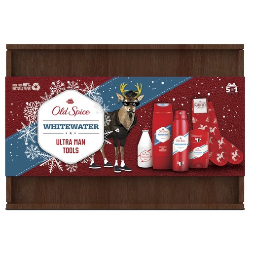Old Spice Πακέτο Προσφοράς Xmas Whitewater Set Σετ Πλήρους Περιποίησης για τον Άνδρα σε Συσκευασία Δώρου Old Spice Πακέτο Προσφοράς Xmas Whitewater Set Σετ Πλήρους Περιποίησης για τον Άνδρα σε Συσκευασία Δώρου