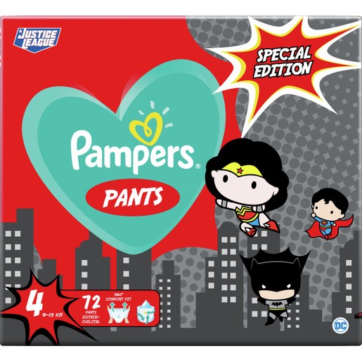 Pampers Pants Special Edition Warner Bros Νο4 (9-15kg) 72 πάνες Pampers Pants Special Edition Warner Bros Νο4 (9-15kg) 72 πάνες