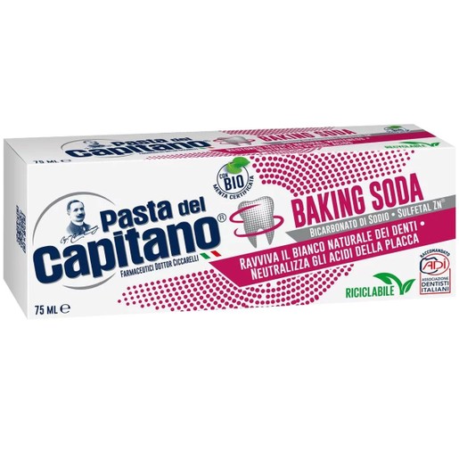 Pasta del Capitano Baking Soda Toothpaste 75ml
