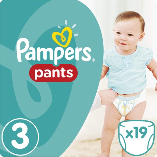 Pampers Pants Νο3 (6-11kg) 19 πάνες Pampers Pants Νο3 (6-11kg) 19 πάνες