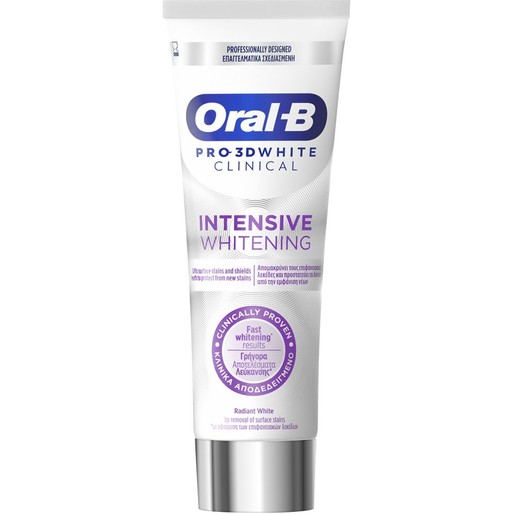 Oral-B Pro 3D White Clinical Intensive Whitening Toothpaste 75ml