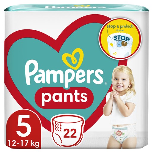 Pampers Pants No5 (12-17kg) Πάνες Βρακάκι 22 πάνες