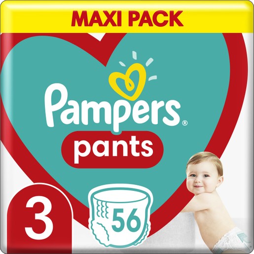 Pampers Pants Maxi Pack Νο3 (6-11kg) 56 πάνες Pampers Pants Maxi Pack Νο3 (6-11kg) 56 πάνες