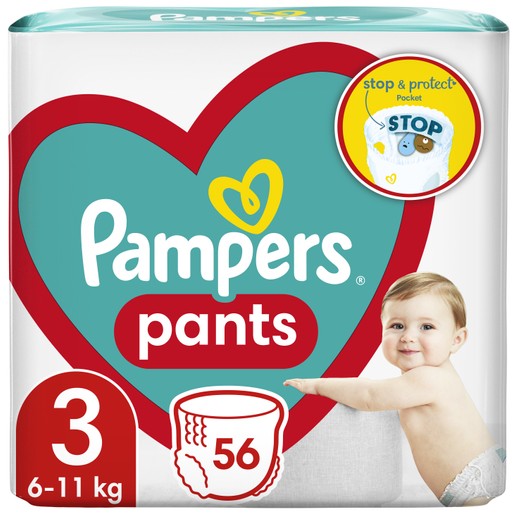 Pampers Pants Maxi Pack Νο3 (6-11kg) 56 πάνες