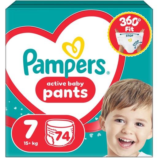 Pampers Pants Mega Pack Νο7 (17+kg) 74 πάνες