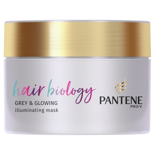 Pantene Hair Biology Grey & Glowing Illuminating Mask 160ml Pantene Hair Biology Grey & Glowing Illuminating Mask 160ml