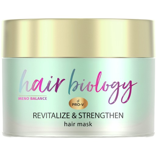Pantene Hair Biology Meno Balance Revitalize & Strengthen Hair Mask With Pro-V & Vitamin B7 160ml Pantene Hair Biology Meno Balance Revitalize & Strengthen Hair Mask With Pro-V & Vitamin B7 160ml
