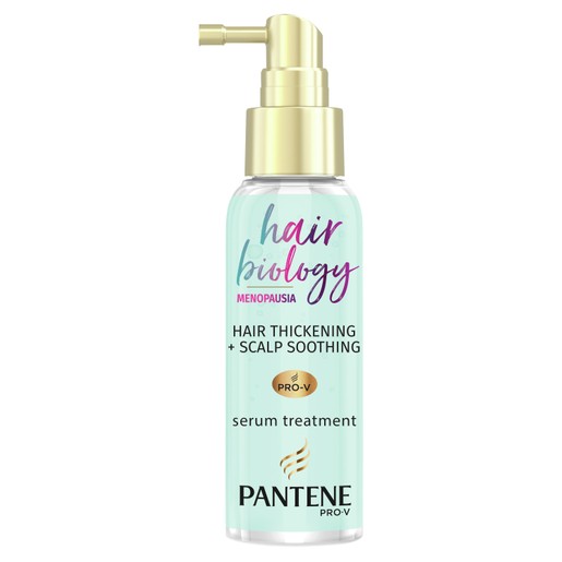 Pantene Hair Biology Menopausia Hair Multiplier & Scalp Soother Leave-in Spray With Pro-V, Vitamin B3, White tea 100ml Pantene Hair Biology Menopausia Hair Multiplier & Scalp Soother Leave-in Spray With Pro-V, Vitamin B3, White tea 100ml