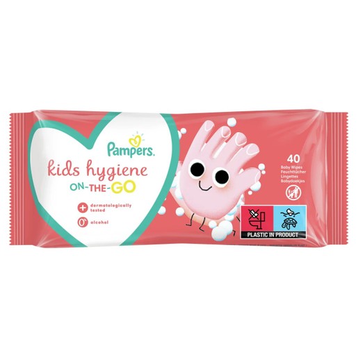 Pampers Kids Hygiene On the Go 40 Wipes Pampers Kids Hygiene On the Go 40 Wipes