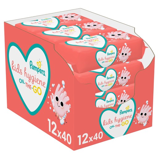 Pampers Πακέτο Προσφοράς Kids Hygiene On the Go 480 Wipes Pampers Πακέτο Προσφοράς Kids Hygiene On the Go 480 Wipes