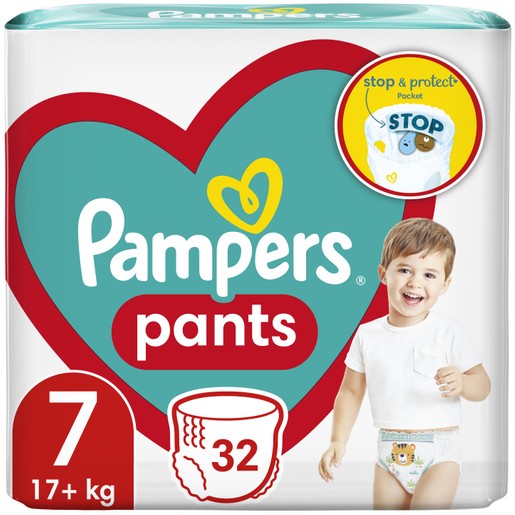 Pampers Pants Maxi Pack Νο7 (17kg+) 32 πάνες