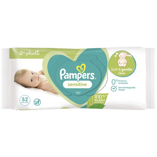 Pampers Sensitive Baby Wipes Μωρομάντηλα Ιδανικά για την Ευαίσθητη Επιδερμίδα 52 Baby Wipes Pampers Sensitive Baby Wipes Μωρομάντηλα Ιδανικά για την Ευαίσθητη Επιδερμίδα 52 Baby Wipes