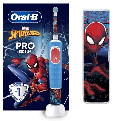 ​​​​​​​Oral-B Pro Kids 3+ Years Electric Toothbrush Spider-Man 1 Τεμάχιο