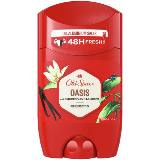 Old Spice Oasis 48h Deodorant Stick with Smoked Vanilla Scent 50ml