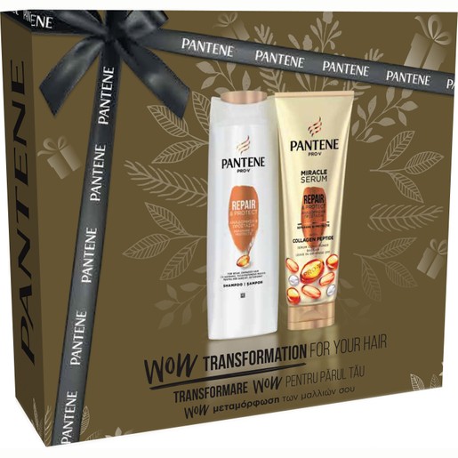 Pantene Promo Set Pro-V Repair & Protect Shampoo 360ml & 3 Minute Miracle Serum Conditioner 200ml Pantene Promo Set Pro-V Repair & Protect Shampoo 360ml & 3 Minute Miracle Serum Conditioner 200ml
