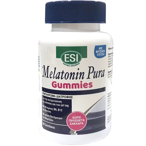 Esi Melatonin Pura Gummies 60 Ζελεδάκια