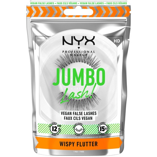 Nyx Jumbo Lash! Vegan False Lashes 1 Τεμάχιο - Wispy Flutter Nyx Jumbo Lash! Vegan False Lashes 1 Τεμάχιο - Wispy Flutter
